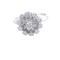 Bague 59.5 Bague de fiançailles Vintage or gris diamants 58 Facettes AA 1699