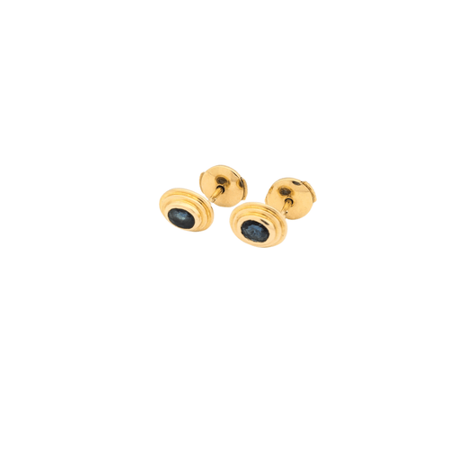 Boucles d'oreilles Boucles d'oreilles en or jaune et saphir 58 Facettes 30063