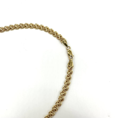 Collier Collier maille royale en chute en or jaune 750 58 Facettes Z1351331
