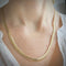 Collier Collier maille anglaise en or jaune 750 58 Facettes Z1351336