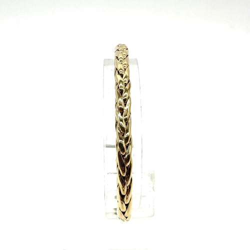 Bracelet Bracelet maille palmier en or jaune 750 avec fermoir bouée 58 Facettes Z1351638