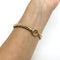Bracelet Bracelet maille palmier en or jaune 750 avec fermoir bouée 58 Facettes Z1351638