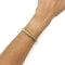 Bracelet Bracelet maille palmier en or jaune 750 avec fermoir bouée 58 Facettes Z1351638