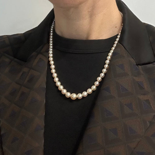 Collier Collier en or jaune 750 et perles de culture 58 Facettes Z1351656