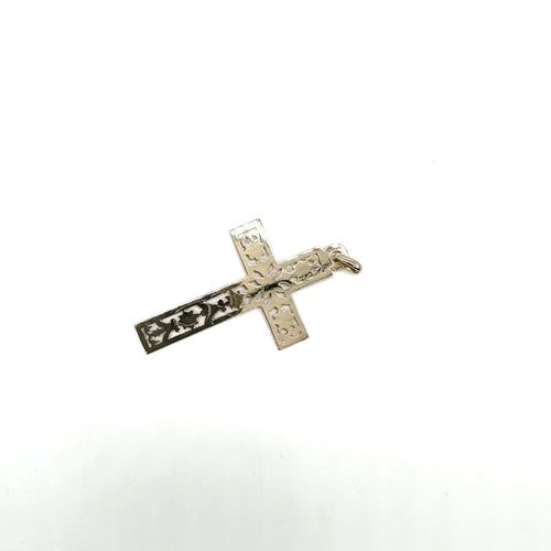 Pendentif Pendentif croix en volume en or jaune 750 58 Facettes Z1351718