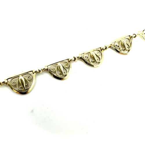Collier Collier fantaisie en or jaune 750 58 Facettes Z1351743