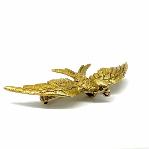 Broche Broche hirondelle en or jaune 750/1000 58 Facettes Z1351780