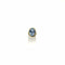 Bague 56 Bague camée en or jaune 750 et agate bleue 58 Facettes Z1351881