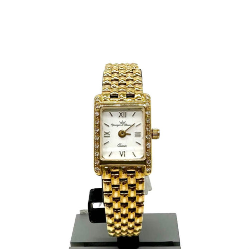 Montre Yonger & Bresson - Montre femme en or jaune 750 et diamants 58 Facettes Z1550059