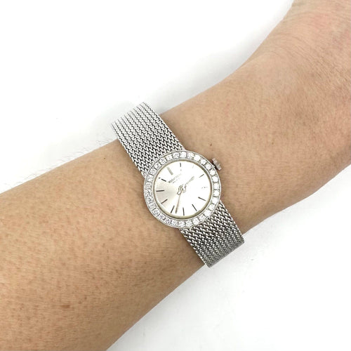 Montre Wyler Vetta - Montre dame en or blanc et diamants 58 Facettes Z15B51433