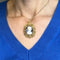 Pendentif Pendentif camée en or jaune 750 et agate 58 Facettes Z15B51440