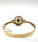 Bracelet Bracelet jonc ancien en or rose 750, diamants et saphir synthétique 58 Facettes Z15B51532