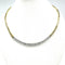 Collier Collier rigide articulé bicolore en or jaune et blanc 750 et diamants 58 Facettes Z15B51552