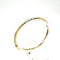 Bracelet Bracelet jonc trilogie bicolore en or jaune et or blanc 750, diamants 58 Facettes Z15B51581