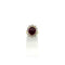 Bague 53 Bague en or jaune 750 avec rubis cabochon et diamants 58 Facettes Z15B51661