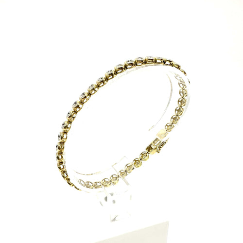 Bracelet Bracelet rivière en or jaune 750 et diamants 58 Facettes Z15B51671