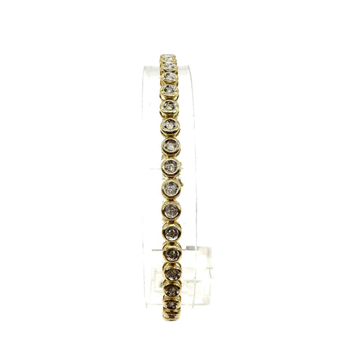 Bracelet Bracelet rivière en or jaune 750 et diamants 58 Facettes Z15B51671