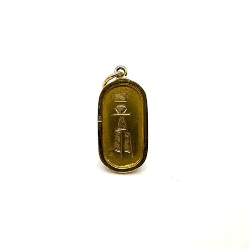 Pendentif Pendentif scarabée en or jaune 750 et lapis-lazuli 58 Facettes Z15B51683