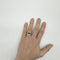 Bague Bague en or bicolore 750/1000 saphir et diamants 58 Facettes Z15B51697