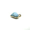 Pendentif Pendentif cœur en or jaune 585 avec larimar 58 Facettes Z15B51719