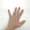 61 Bague en or jaune 750 avec émeraude et diamants 58 Facettes Z15B51783