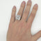 Bague 53 Bague Art déco en platine et or blanc 750 avec diamants 58 Facettes Z15B51787