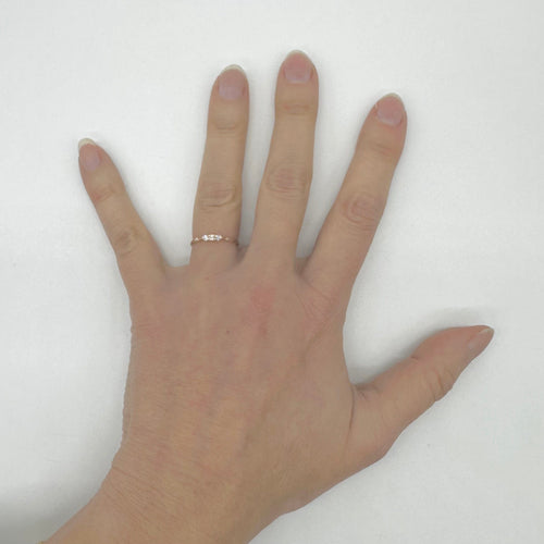 Bague 51 Mauboussin Trois Grains d’Amour - Bague en or jaune et diamants 58 Facettes Z15B51789