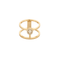 Bague 52.5 MESSIKA - GLAM'AZONE 2 rangs - Bague en or rose et diamants 58 Facettes DV11154-9