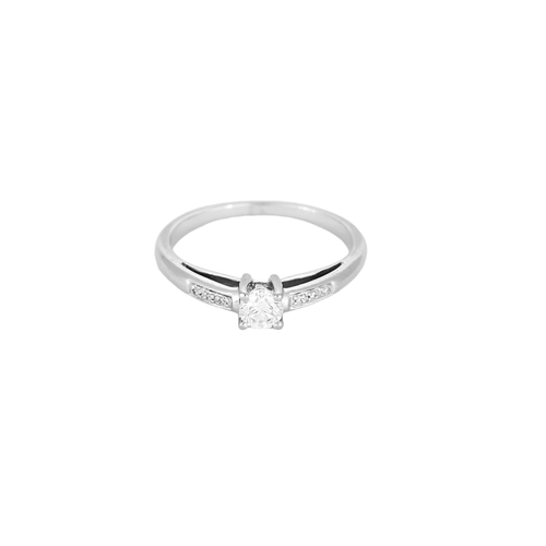 Bague 54 MAUBOUSSIN - Tu es le sel de ma vie n°3 - Bague en or gris et diamants 58 Facettes DV19774-2