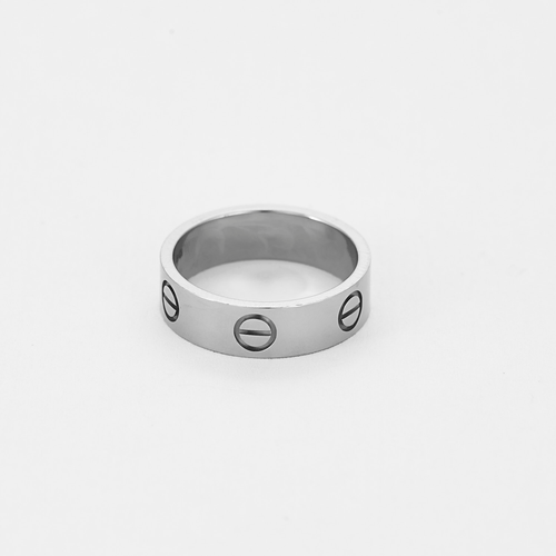 Bague 54 CARTIER - LOVE - Modèle Classique - Bague en or blanc 58 Facettes DV19574-2