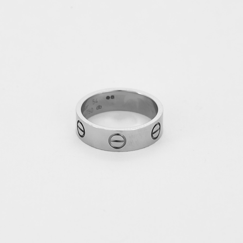 Bague 54 CARTIER - LOVE - Modèle Classique - Bague en or blanc 58 Facettes DV19574-2
