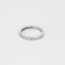 Bague 54 MAUBOUSSIN - Demie alliance en or gris et diamants 58 Facettes DV19774-1