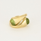 Bague 51 POMELLATO - Bague entrelacées en or jaune et péridots 58 Facettes DV2312-12