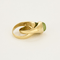 Bague 51 POMELLATO - Bague entrelacées en or jaune et péridots 58 Facettes DV2312-12