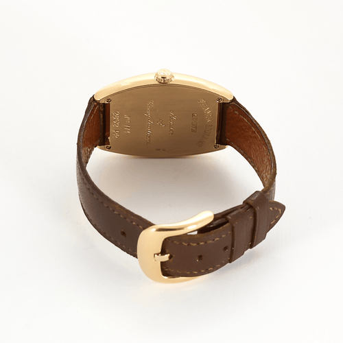 Montre Franck Muller - Cintrée Curvex - Montre en or rose à boitier Tonneau à mouvement remontage manuel 58 Facettes DV19726 - 1