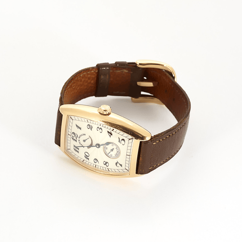 Montre Franck Muller - Cintrée Curvex - Montre en or rose à boitier Tonneau à mouvement remontage manuel 58 Facettes DV19726 - 1