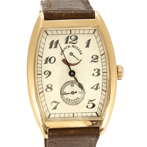 Montre Franck Muller - Cintrée Curvex - Montre en or rose à boitier Tonneau à mouvement remontage manuel 58 Facettes DV19726 - 1