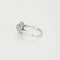 Bague 55 Bague marguerite en or blanc et diamants 58 Facettes DV12671-1