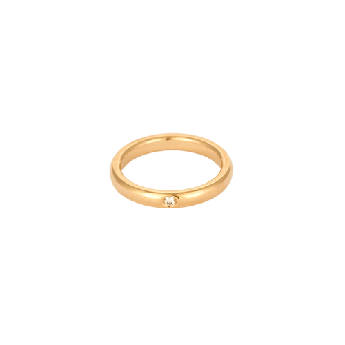 Bague 49 Tiffany & Co.  Elsa Peretti - Alliance en or rose et diamants 58 Facettes DV19586-2