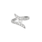Bague en or gris et diamants