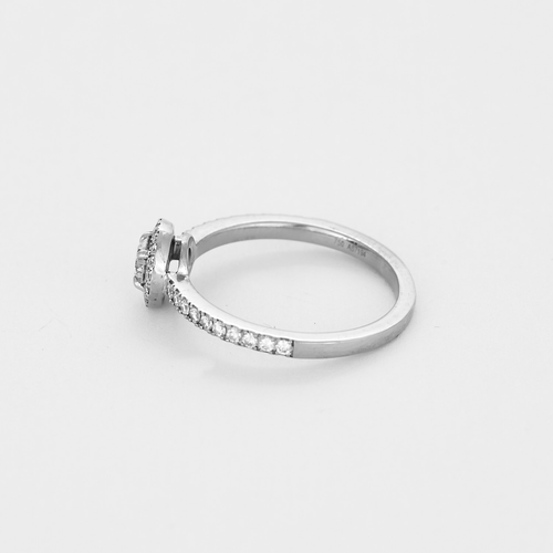 Bague 54 MESSIKA - JOY - Bague Solitaire en or blanc et diamants 58 Facettes DV0379-28-54-3