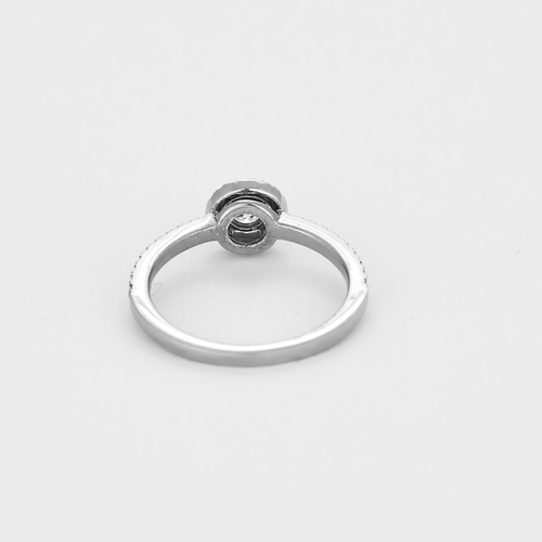 Bague 54 MESSIKA - JOY - Bague Solitaire en or blanc et diamants 58 Facettes DV0379-28-54-3