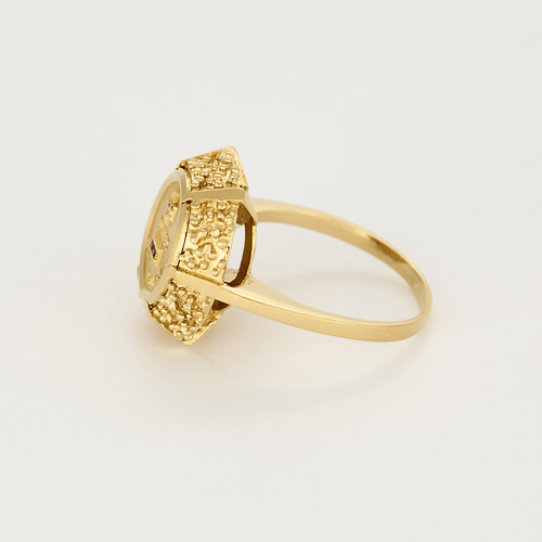 Bague 56 Augis - Bague sentimentale en or jaune 58 Facettes DV11852-3-56-3