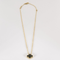 Collier Van Cleef & Arpels - Vintage Alhambra - Collier en or jaune et onyx 58 Facettes DV0830-26