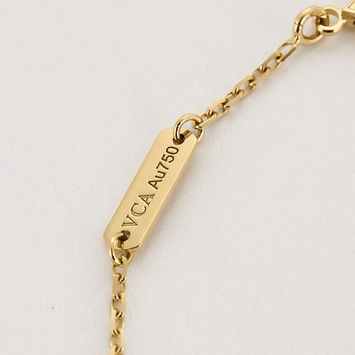 Collier Van Cleef & Arpels - Vintage Alhambra - Collier en or jaune et onyx 58 Facettes DV0830-26