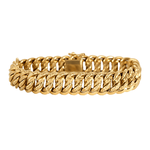 Bracelet Bracelet gourmette en or jaune 58 Facettes DV4076-2