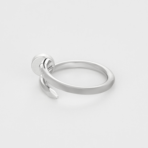 Bague 59 CARTIER - Juste un clou - Classique. Bague en or gris 58 Facettes DV20398-1