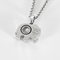 Collier Chopard -  Collier éléphant Happy Diamonds en or gris et diamants 58 Facettes DV20027-1