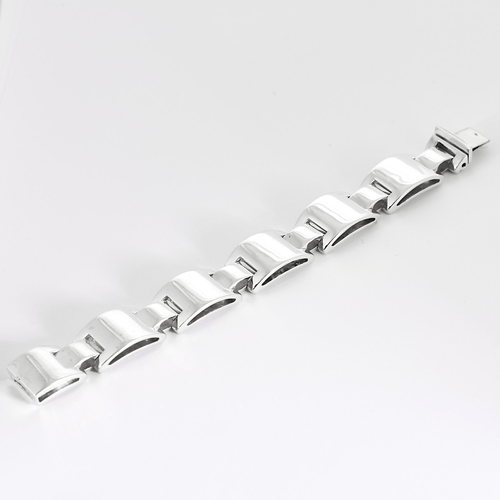 Bracelet HERMES - Luna Park -  Bracelet en argent. VIntage 58 Facettes DV19818-1