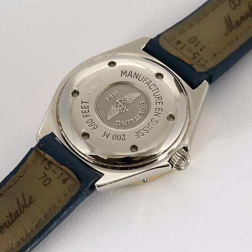 Montre BREITLING - Lady J - Montre en acier à boitier rond et à mouvement quartz 58 Facettes DV18903-2